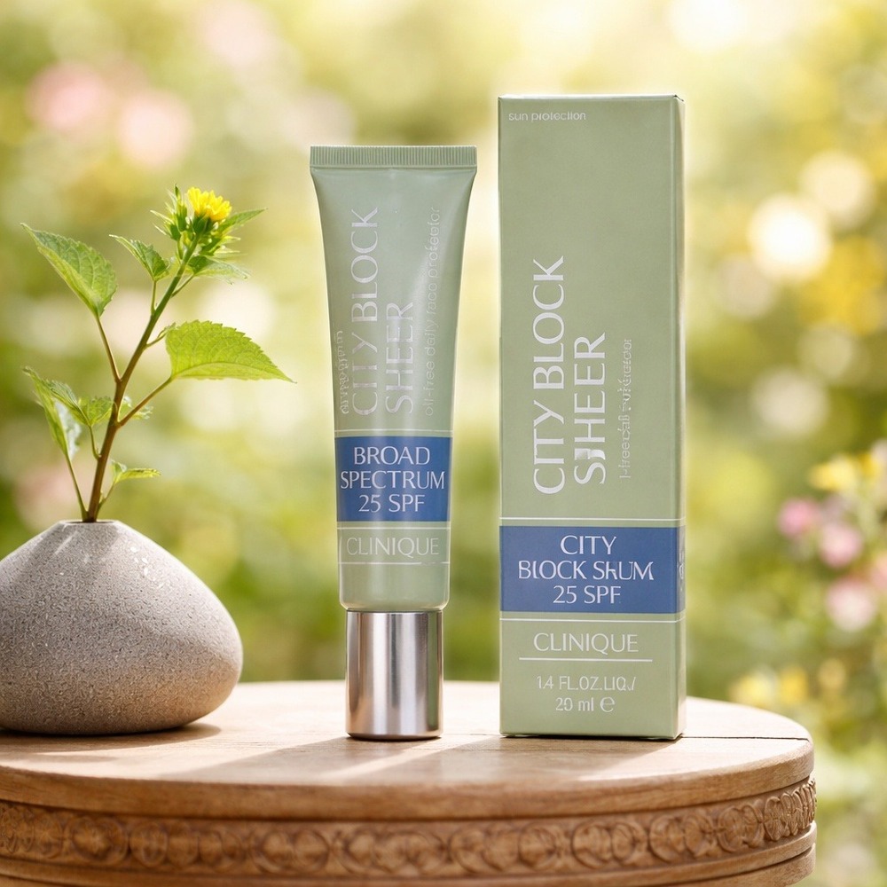 Clinique City Block Sheer‎ SPF 25 Oil-Free Daily Face Protector Sunscreen NIB